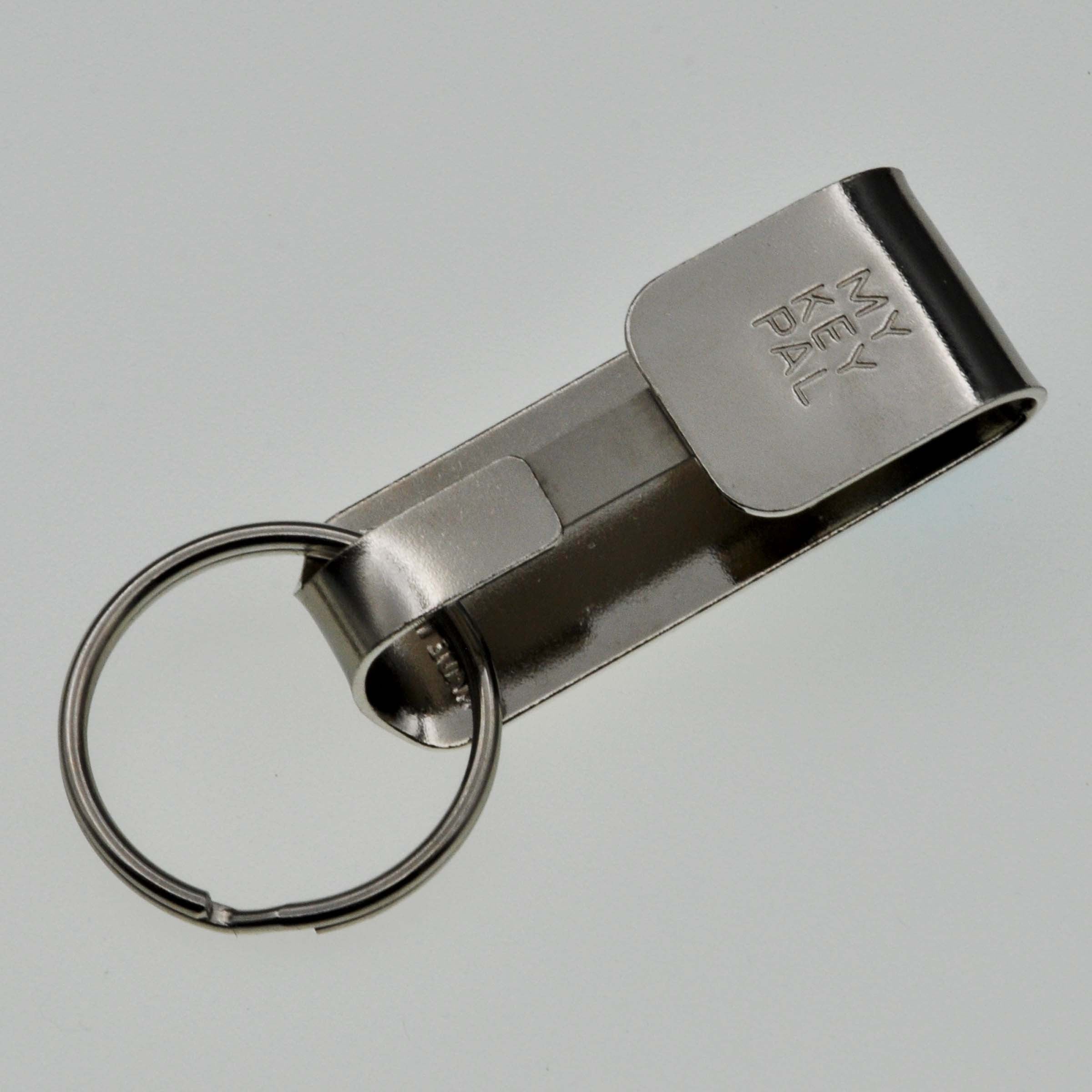Belt Key Holder Metal Keychain with Removable Keyring - My Key Pal