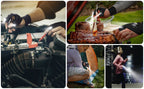 Hands-Free LED Half Finger Gloves — Bright Fingertip Light for Fishing, Repairs, Camping & Night Work