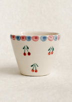Cherries Mini Ceramic Cup