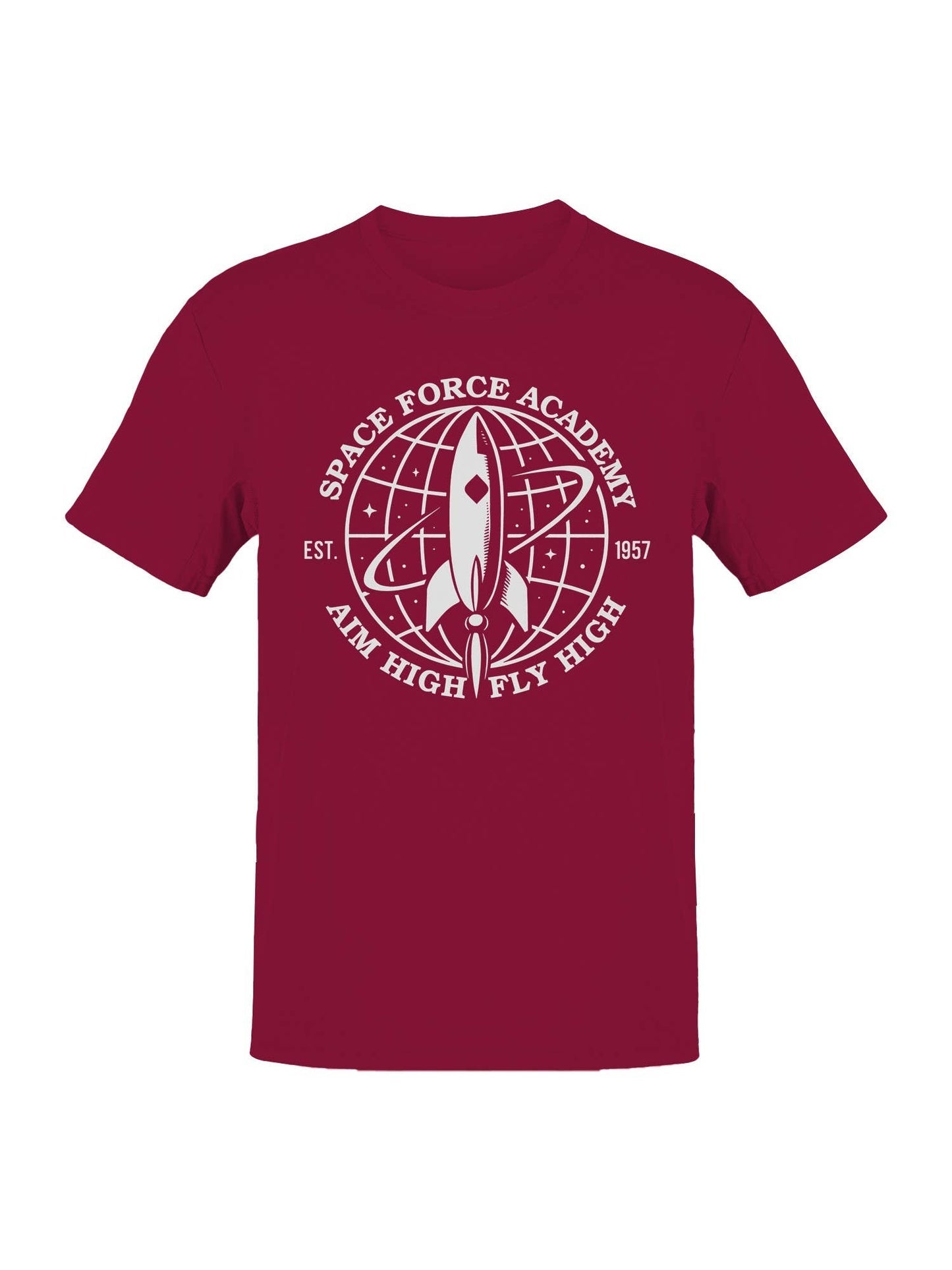 Space Force Academy Rocket Emblem Men's T-Shirt