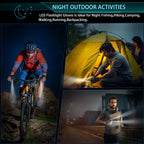 Hands-Free LED Half Finger Gloves — Bright Fingertip Light for Fishing, Repairs, Camping & Night Work