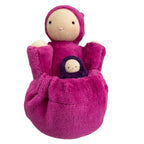 Raspberry Pink Pocket Mama Waldorf Doll