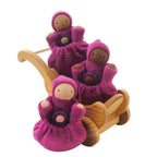 Raspberry Pink Pocket Mama Waldorf Doll