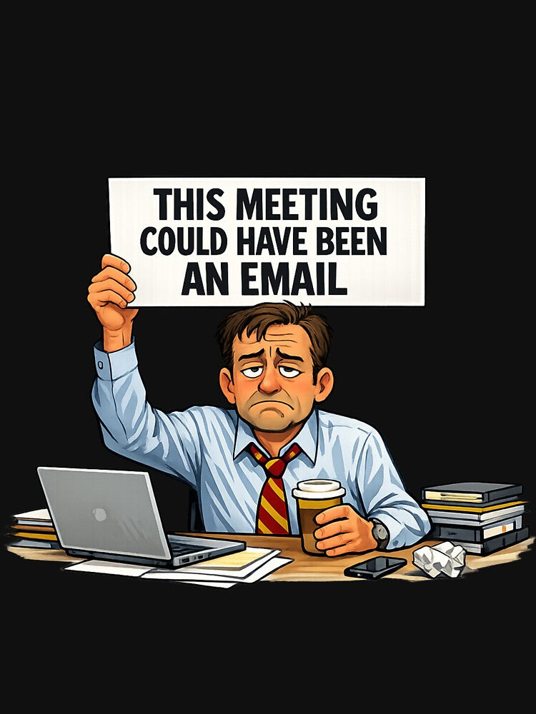 This Meeting Could Have Been an Email Shirt – Funny Office Worker Gift by GaliciaCity Unisex T-shirt, Sweatshirt, Hoodie, Long Sleeve Tee
